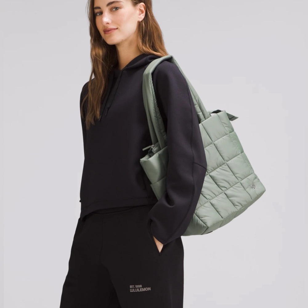 Peloton Lululemon Quilted tote bag new